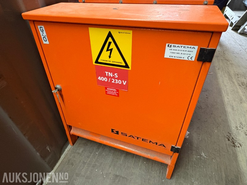 2022 Byggestrømskap Satema 63A 400/230V - 3 stk - Equipamento de construção: foto 2 2022 Byggestrømskap Satema 63A 400/230V - 3 stk - Equipamento de construção: foto 2