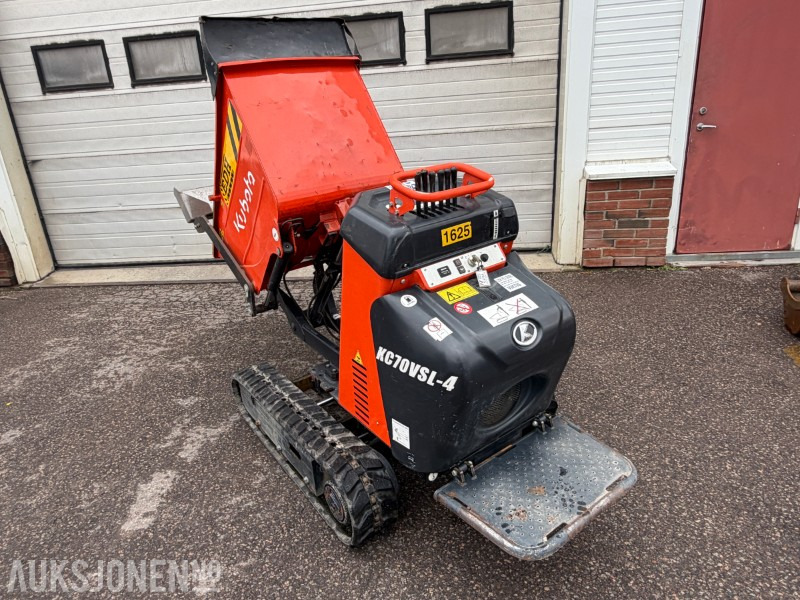 2022 Kubota KC70 minidumper - 7kW - 3600 rpm - Beltebredder - Dumper: foto 3 2022 Kubota KC70 minidumper - 7kW - 3600 rpm - Beltebredder - Dumper: foto 3