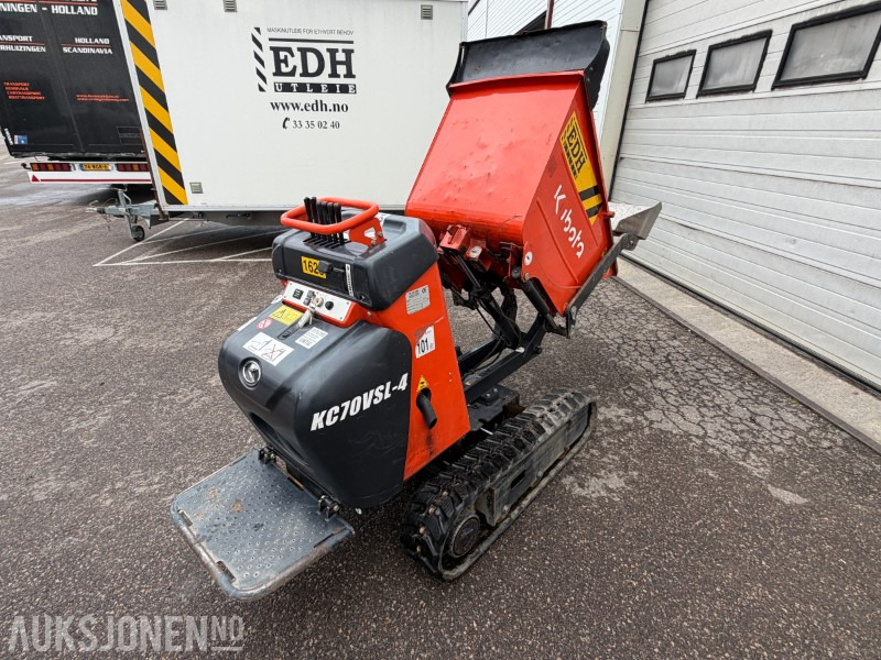 2022 Kubota KC70 minidumper - 7kW - 3600 rpm - Beltebredder - Dumper: foto 5 2022 Kubota KC70 minidumper - 7kW - 3600 rpm - Beltebredder - Dumper: foto 5