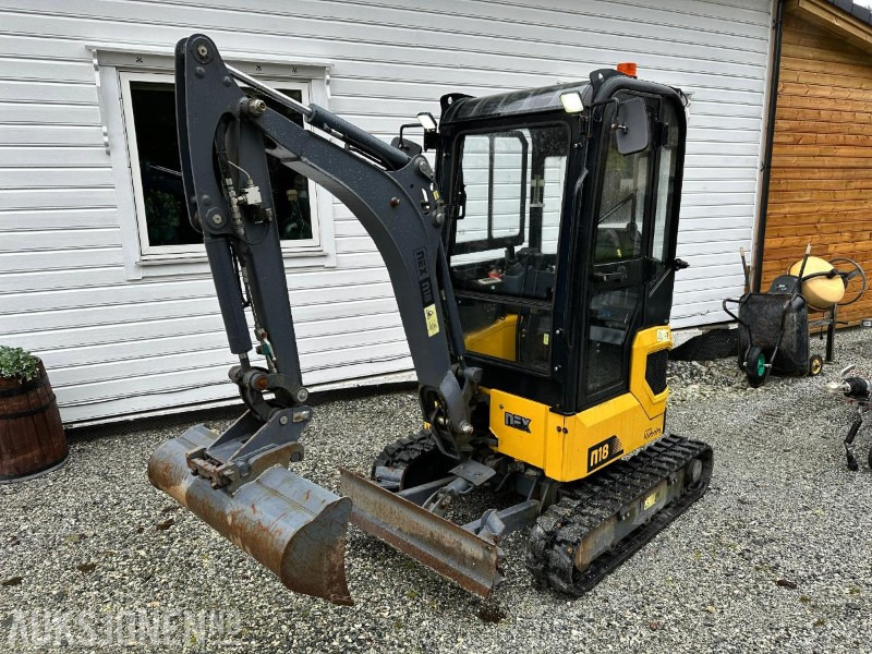 2022 NEX N18 Minigraver – Kubota motor – 5 skuffer (ubrukt hydraulisk pusseskuffe), kun 89 timer - Mini escavadeira: foto 1 2022 NEX N18 Minigraver – Kubota motor – 5 skuffer (ubrukt hydraulisk pusseskuffe), kun 89 timer - Mini escavadeira: foto 1