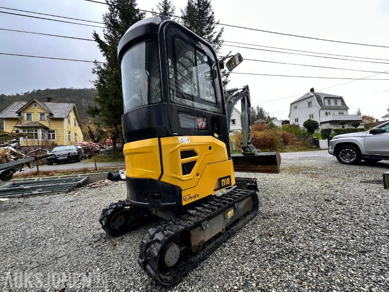 2022 NEX N18 Minigraver – Kubota motor – 5 skuffer (ubrukt hydraulisk pusseskuffe), kun 89 timer - Mini escavadeira: foto 5 2022 NEX N18 Minigraver – Kubota motor – 5 skuffer (ubrukt hydraulisk pusseskuffe), kun 89 timer - Mini escavadeira: foto 5