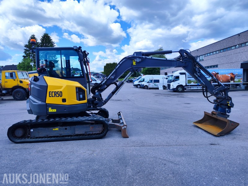 2022 Volvo ECR50F – Velutstyrt kompaktgraver, kun 728 timer - Mini escavadeira: foto 5 2022 Volvo ECR50F – Velutstyrt kompaktgraver, kun 728 timer - Mini escavadeira: foto 5