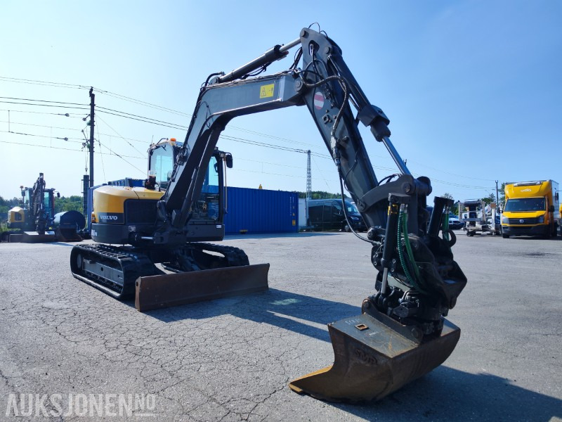 2022 Volvo ECR88D PRO – Kompakt 8-tonns gravemaskin med tiltrotator, klype og 3 skuffer - Escavadeira: foto 4 2022 Volvo ECR88D PRO – Kompakt 8-tonns gravemaskin med tiltrotator, klype og 3 skuffer - Escavadeira: foto 4