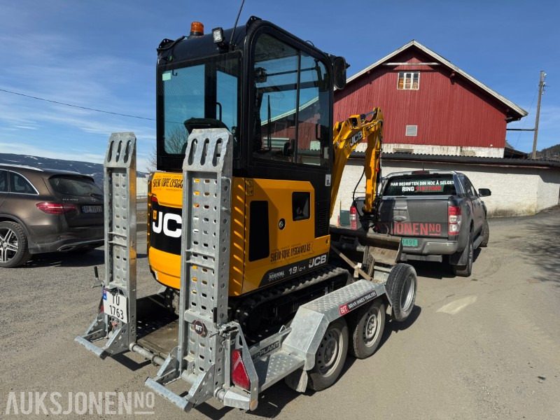 2024 JCB 19 C-1 MINIGRAVER, 3 SKUFFER, PIGGHAMMER, MASKINHENGER, KUN 200 TIMER, UTVIDET GARANTI - Mini escavadeira: foto 5 2024 JCB 19 C-1 MINIGRAVER, 3 SKUFFER, PIGGHAMMER, MASKINHENGER, KUN 200 TIMER, UTVIDET GARANTI - Mini escavadeira: foto 5