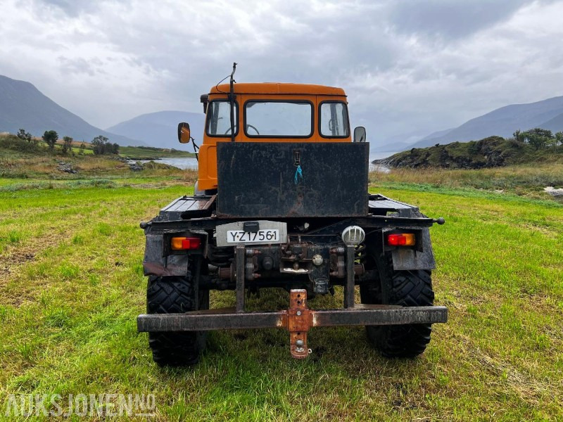 Caminhão 1976 Mercedes-Benz UNIMOG 406 PTO BRØYTEPLATE: foto 8