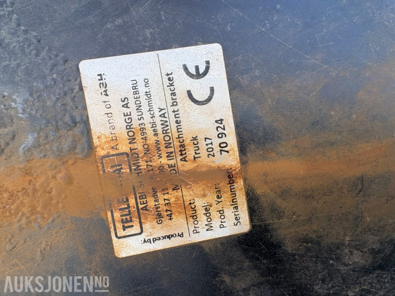 2017 Tellefsdal feste / brøyteplate - Caminhão: foto 4 2017 Tellefsdal feste / brøyteplate - Caminhão: foto 4
