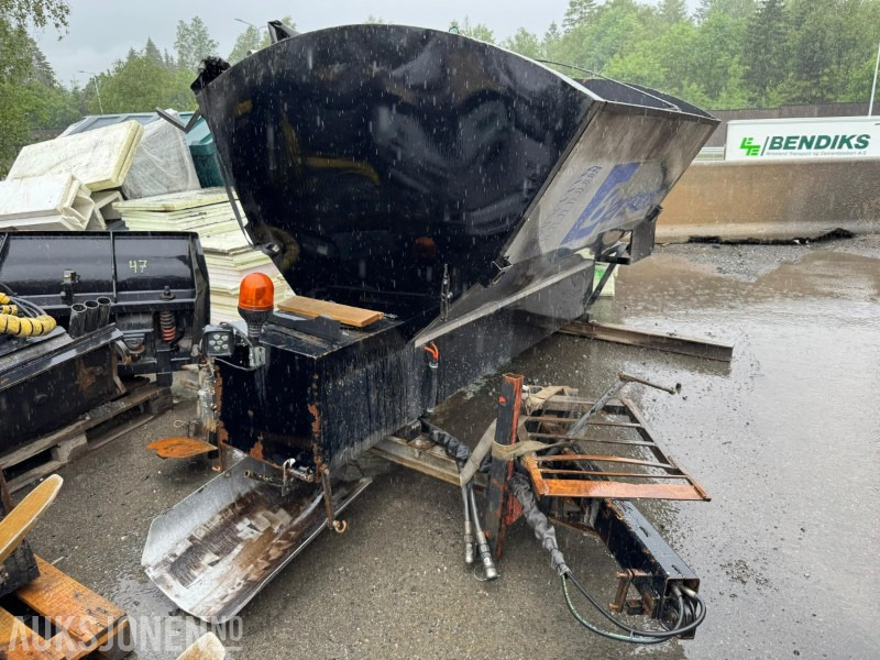 Caminhão Sprider asfaltbalje | 5 tonn dunk | hydraulikk løft til vibroplate: foto 1