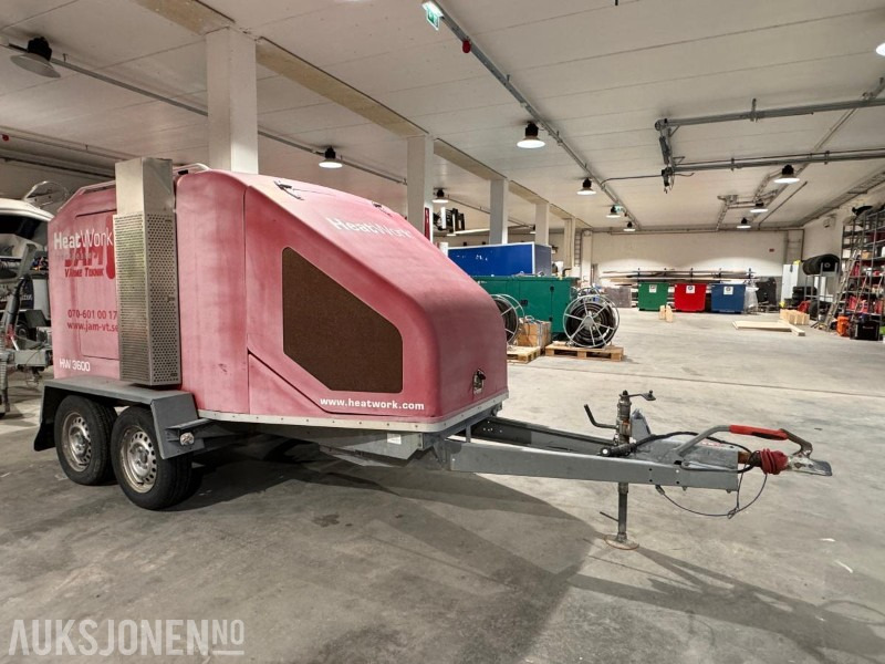 2010 HeatWork HW 3600 Mobilt varmekraftverk med diverse matter og 5 stk CliWi air systems 300 - Equipamento de Máquina de construção: foto 3 2010 HeatWork HW 3600 Mobilt varmekraftverk med diverse matter og 5 stk CliWi air systems 300 - Equipamento de Máquina de construção: foto 3