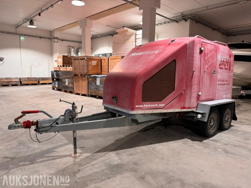 2010 HeatWork HW 3600 Mobilt varmekraftverk med diverse matter og 5 stk CliWi air systems 300 - Equipamento de Máquina de construção: foto 1 2010 HeatWork HW 3600 Mobilt varmekraftverk med diverse matter og 5 stk CliWi air systems 300 - Equipamento de Máquina de construção: foto 1