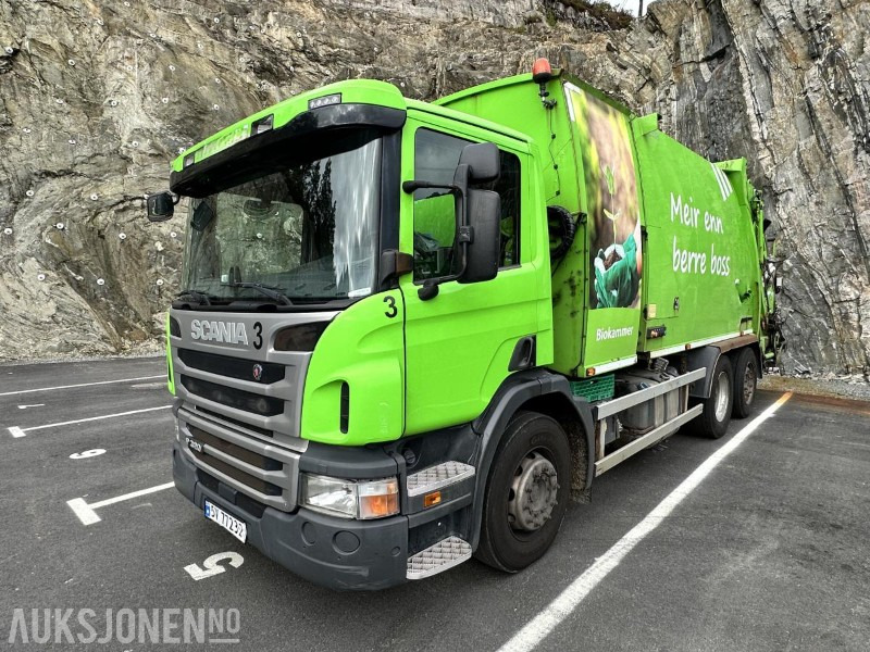 2016 Scania P320 Komprimatorbil - NY EU/2 kammer Inkl. biokammer/MTM påbygg, 277256km - Máquina de outro: foto 1 2016 Scania P320 Komprimatorbil - NY EU/2 kammer Inkl. biokammer/MTM påbygg, 277256km - Máquina de outro: foto 1