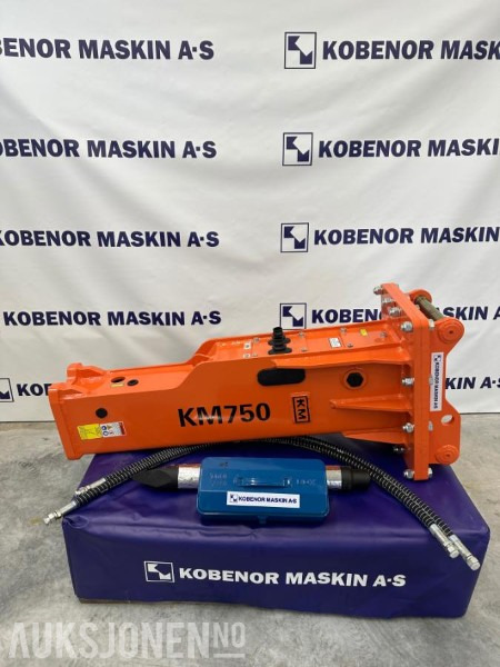 NY KM 750 Pigghammer s40/s50 CE merket FABRIKKGARANTI - Martelo hidráulico: foto 1 NY KM 750 Pigghammer s40/s50 CE merket FABRIKKGARANTI - Martelo hidráulico: foto 1