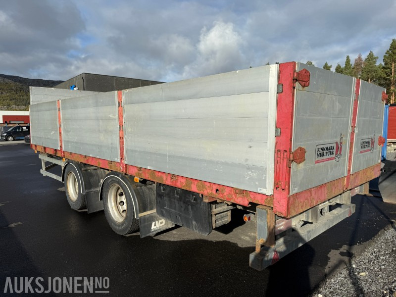 1997 Damm 2DBC20 - Egenvekt 3950kg - 2-akslet - Lastebilhenger - Nedleggbare karmer - Reboque: foto 5 1997 Damm 2DBC20 - Egenvekt 3950kg - 2-akslet - Lastebilhenger - Nedleggbare karmer - Reboque: foto 5