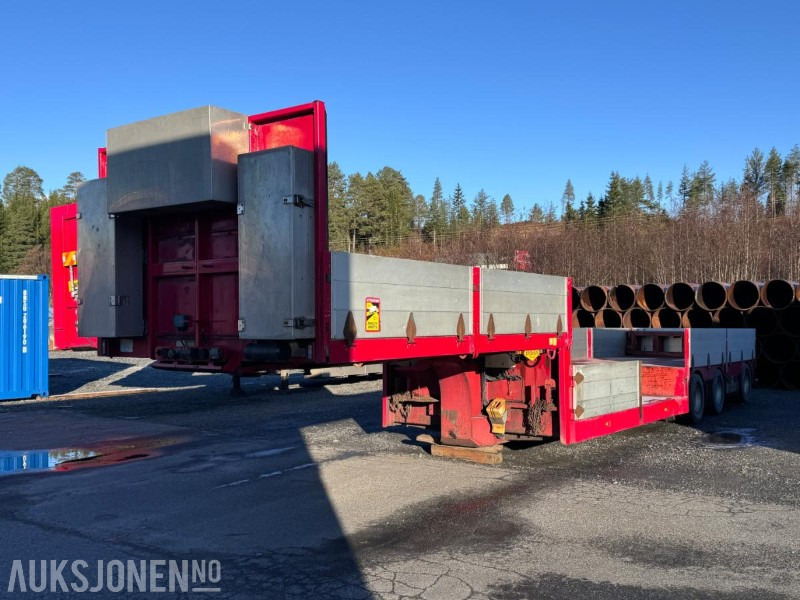 2008 Broshuis 3AUD44 Brønntralle - Uttrekk - Tvangsstyring - Metallisert kantramme - EU godkjent - Reboque: foto 1 2008 Broshuis 3AUD44 Brønntralle - Uttrekk - Tvangsstyring - Metallisert kantramme - EU godkjent - Reboque: foto 1