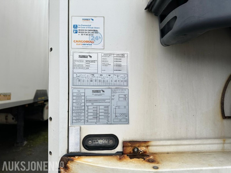 Reboque 2016 Schmitz CARGOBULL - Kjølesemi / City tralle // Carrier med 3 soner: foto 12