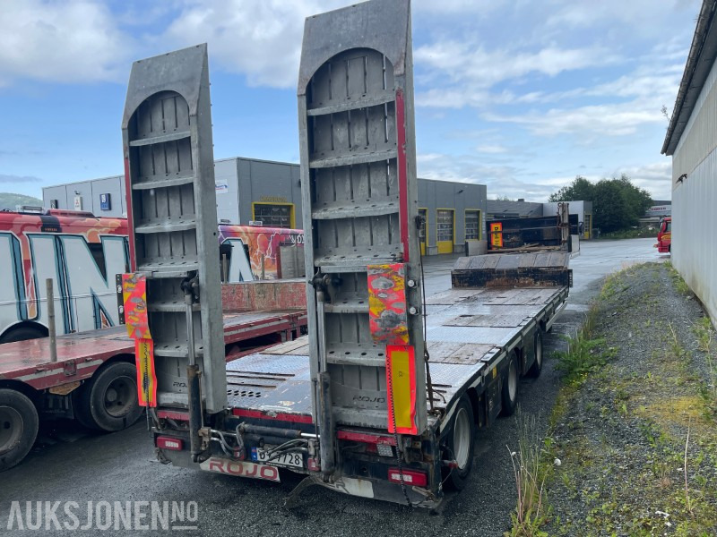 Maskinthenger til salgs – ROJO lavbygd maskintralle med hydrauliske ramper - Reboque: foto 3 Maskinthenger til salgs – ROJO lavbygd maskintralle med hydrauliske ramper - Reboque: foto 3