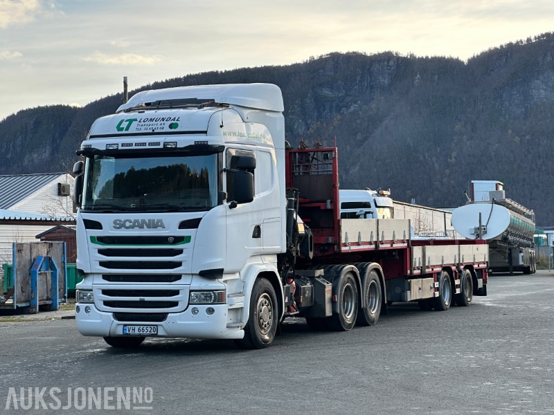 2014 SCANIA R450 kranbil / Krantrekker med kran og HRD planhenger – selges samlet - Tractor: foto 2 2014 SCANIA R450 kranbil / Krantrekker med kran og HRD planhenger – selges samlet - Tractor: foto 2