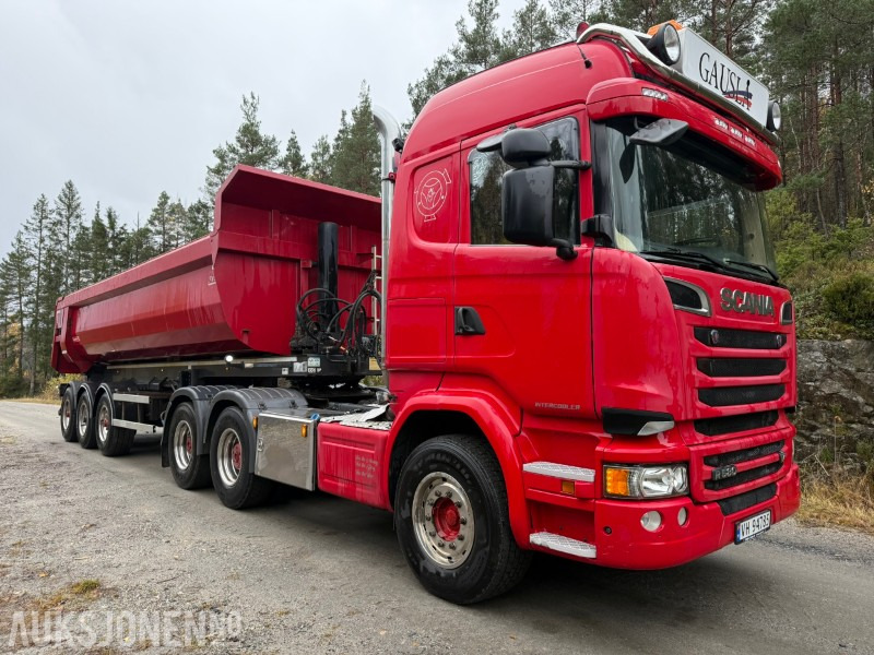 2018 Scania R580-V8-6x4-EURO6-260.000km-Tippsemi m/ Langendorf tralle - Tractor: foto 4 2018 Scania R580-V8-6x4-EURO6-260.000km-Tippsemi m/ Langendorf tralle - Tractor: foto 4