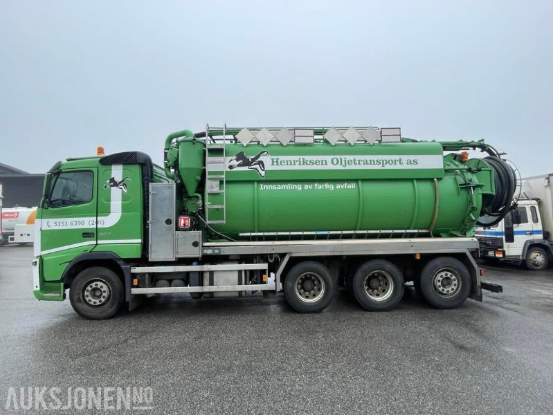 Veículo municipal/ Especial 2010 VOLVO FH500 8X4 INTERCONSULT SS2343 BST3-17CR ADR SLAMSUGER MED HØYTRYKKSPYLER - 203576 KM.: foto 6