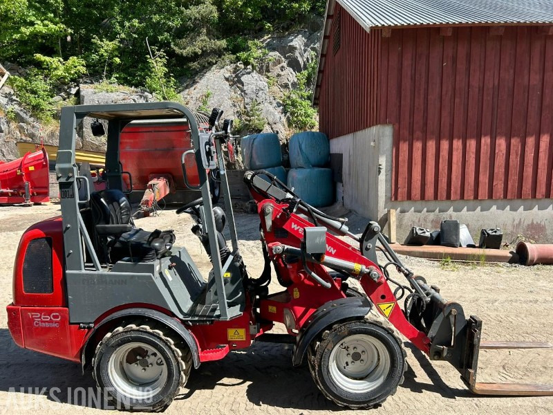 Weidemann 1260 CLASSIC HJULLASTER-PALLEGAFFEL-SKUFFE - Carregadeira de rodas: foto 4 Weidemann 1260 CLASSIC HJULLASTER-PALLEGAFFEL-SKUFFE - Carregadeira de rodas: foto 4