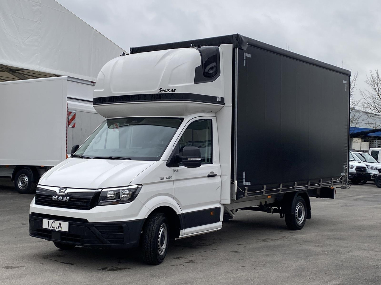 MAN TGE 3.180 L4 2.0 TDI | PRITSCHE PLANE + SCHLAFKABINE - Furgão de toldo: foto 3 MAN TGE 3.180 L4 2.0 TDI | PRITSCHE PLANE + SCHLAFKABINE - Furgão de toldo: foto 3