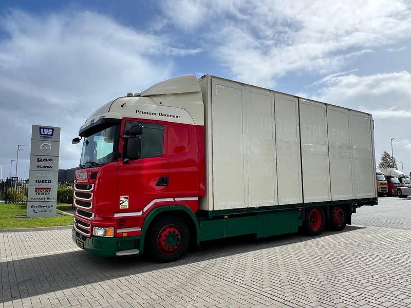 Scania R450 6x2 Highline bakwagen Retarder / Standclma / Full Air / zijdeuren - Caminhão furgão: foto 1 Scania R450 6x2 Highline bakwagen Retarder / Standclma / Full Air / zijdeuren - Caminhão furgão: foto 1