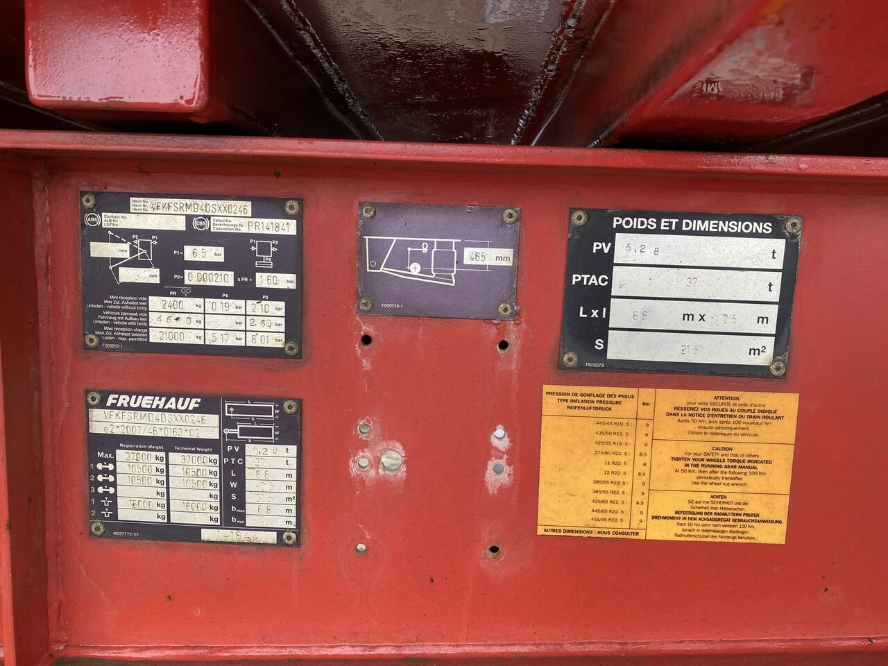 Semireboque basculante Fruehauf Semiremorca basculabila Aluminiu Agregate PV 6.28 T /// 2 PIECE: foto 8 Semireboque basculante Fruehauf Semiremorca basculabila Aluminiu Agregate PV 6.28 T /// 2 PIECE: foto 8