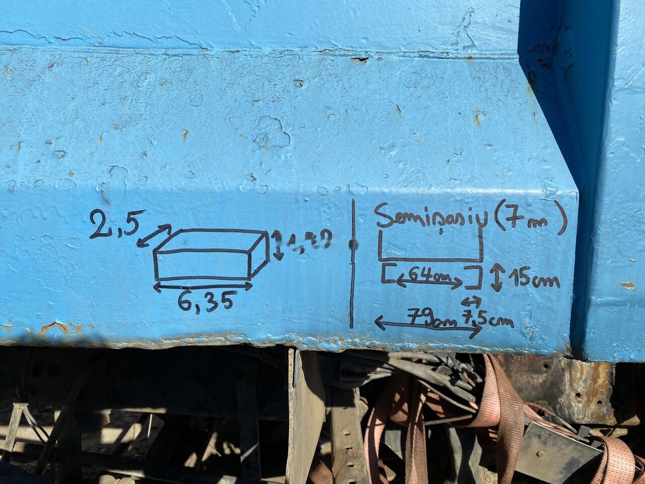 Carroçaria para caminhões basculantes Hardox Bena basculabila cu semisasiu 7m : 8x4: foto 16