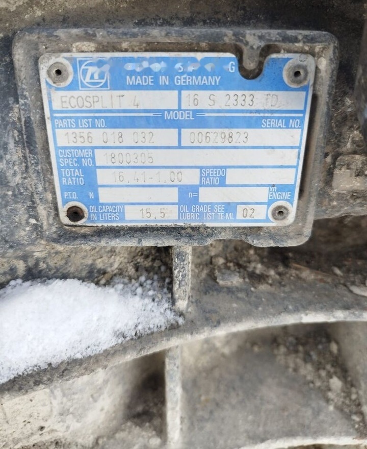 DAF 16s2333   truck - Caixa de câmbio de Caminhão: foto 1 DAF 16s2333   truck - Caixa de câmbio de Caminhão: foto 1