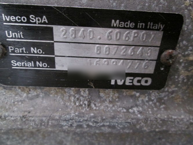 IVECO Daily 2840.6 for IVECO DAILY automobile - Caixa de câmbio de Automóvel: foto 5 IVECO Daily 2840.6 for IVECO DAILY automobile - Caixa de câmbio de Automóvel: foto 5
