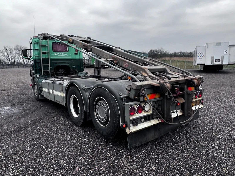 Caminhão com sistema de cabo Scania R124-470 Analog tacho. 3 way cable tipper: foto 10