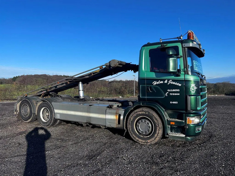 Caminhão com sistema de cabo Scania R124-470 Analog tacho. 3 way cable tipper: foto 7