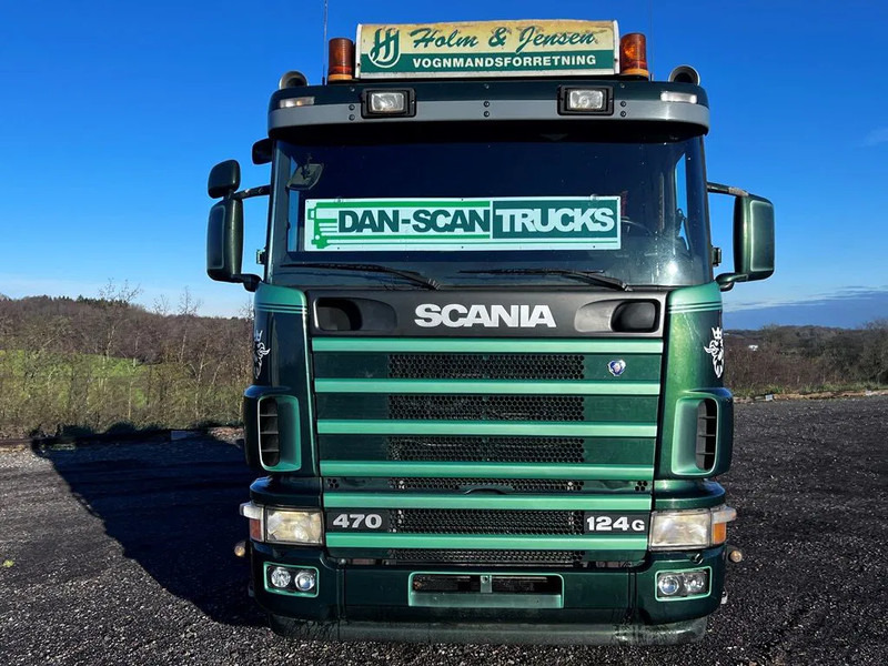 Caminhão com sistema de cabo Scania R124-470 Analog tacho. 3 way cable tipper: foto 5