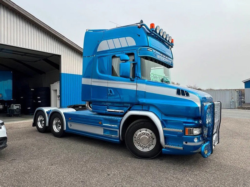 Tractor Scania T520 V8 Speciel interior. Air / Air suspension. Opticruise / Retarder .PTO on Engine and gearbox. New Hydr. system.: foto 7