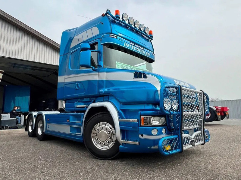 Tractor Scania T520 V8 Speciel interior. Air / Air suspension. Opticruise / Retarder .PTO on Engine and gearbox. New Hydr. system.: foto 6