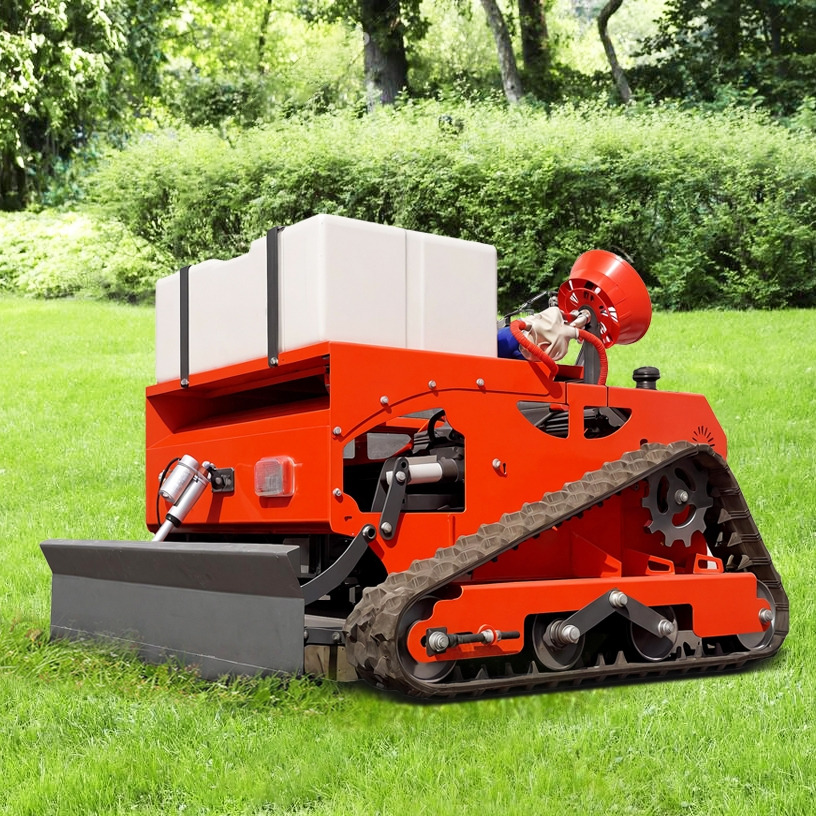 LEZUM Electric Lawn Mower Rc Remote Control Robot Gas Gasoline Electric Zero Turn Crawler Lawn Mower For Sale Grass Cutting - Cortador de grama: foto 3 LEZUM Electric Lawn Mower Rc Remote Control Robot Gas Gasoline Electric Zero Turn Crawler Lawn Mower For Sale Grass Cutting - Cortador de grama: foto 3