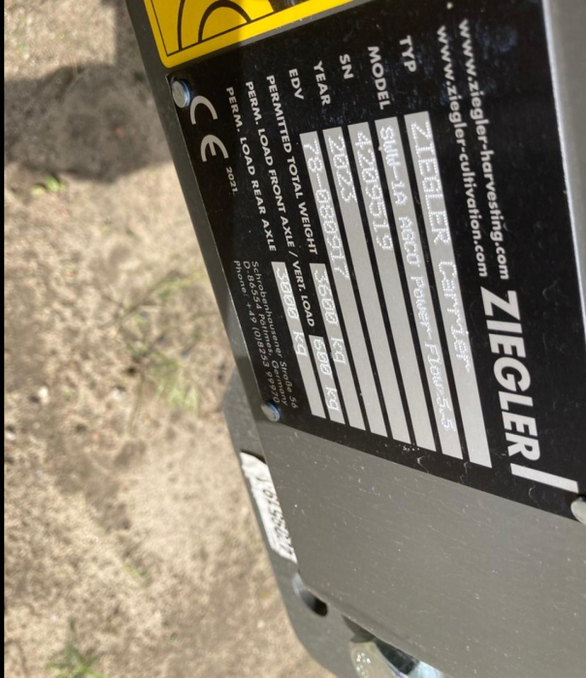 ZIEGLER SCHNEIDWERKSWAGEN AKTION - Plataforma para colheitadeira: foto 4 ZIEGLER SCHNEIDWERKSWAGEN AKTION - Plataforma para colheitadeira: foto 4