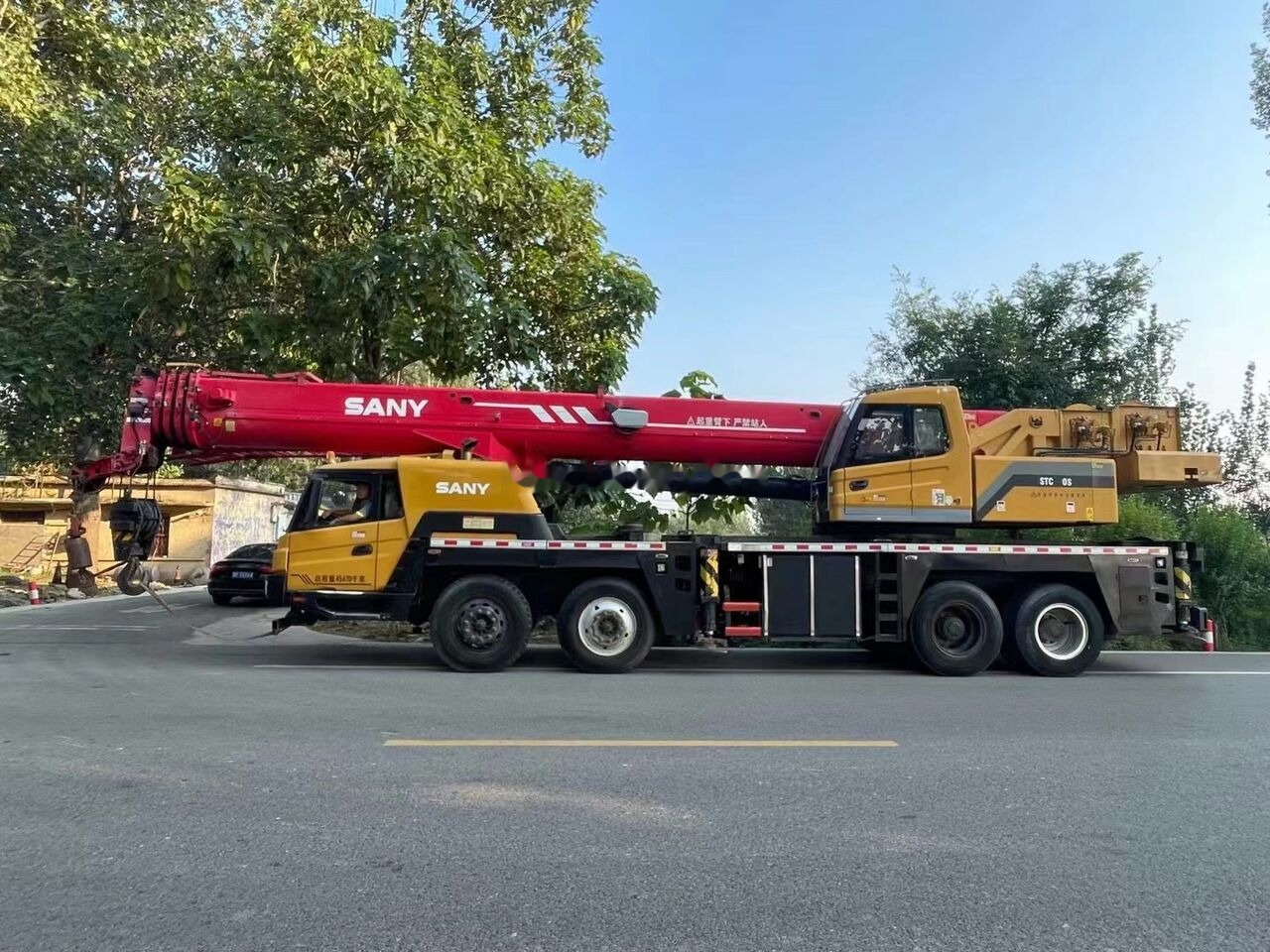 Sany Used Sany STC800 Original 80 Ton Mobile Crane Truck Truck Mounte - Guindaste móvel: foto 1 Sany Used Sany STC800 Original 80 Ton Mobile Crane Truck Truck Mounte - Guindaste móvel: foto 1