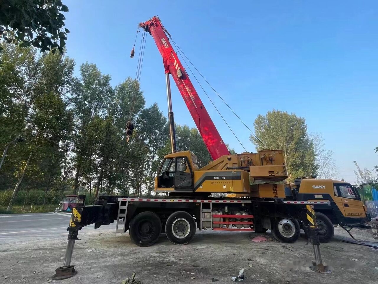 Sany Used Sany STC800 Original 80 Ton Mobile Crane Truck Truck Mounte - Guindaste móvel: foto 3 Sany Used Sany STC800 Original 80 Ton Mobile Crane Truck Truck Mounte - Guindaste móvel: foto 3