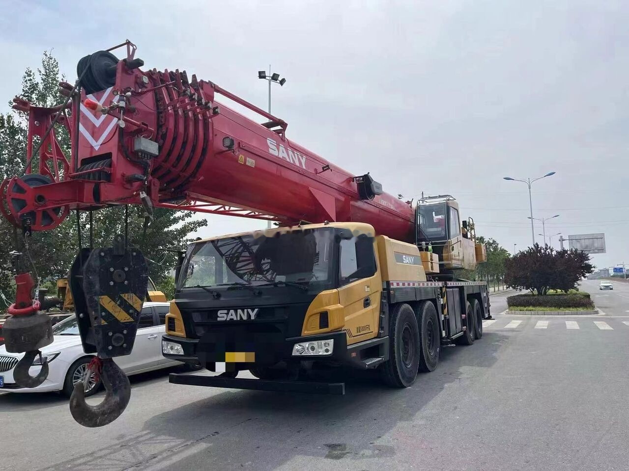 Sany Used Sany STC800 Original 80 Ton Mobile Truck Mounted Crane for - Guindaste móvel: foto 1 Sany Used Sany STC800 Original 80 Ton Mobile Truck Mounted Crane for - Guindaste móvel: foto 1