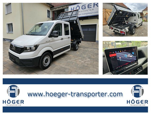 MAN TGE 3.140 Doka L3 Dreiseitenkipper Facelift - Furgão basculante, Carrinha cabine dupla: foto 1 MAN TGE 3.140 Doka L3 Dreiseitenkipper Facelift - Furgão basculante, Carrinha cabine dupla: foto 1
