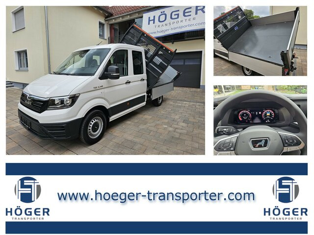 MAN TGE 3.140 Doka L3 Dreiseitenkipper Facelift - Furgão basculante, Carrinha cabine dupla: foto 1 MAN TGE 3.140 Doka L3 Dreiseitenkipper Facelift - Furgão basculante, Carrinha cabine dupla: foto 1