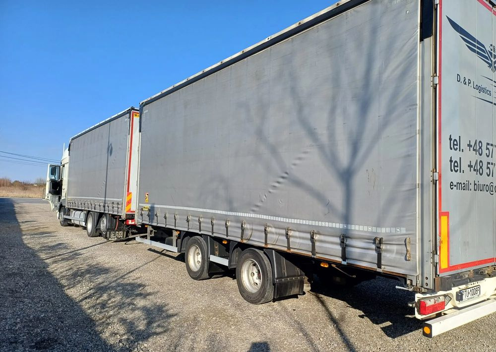 DAF XF 480 SUPER SPACE CAB / ZESTAW TANDEM PRZEJAZDOWY 120m3 - Caminhão com lona: foto 4 DAF XF 480 SUPER SPACE CAB / ZESTAW TANDEM PRZEJAZDOWY 120m3 - Caminhão com lona: foto 4