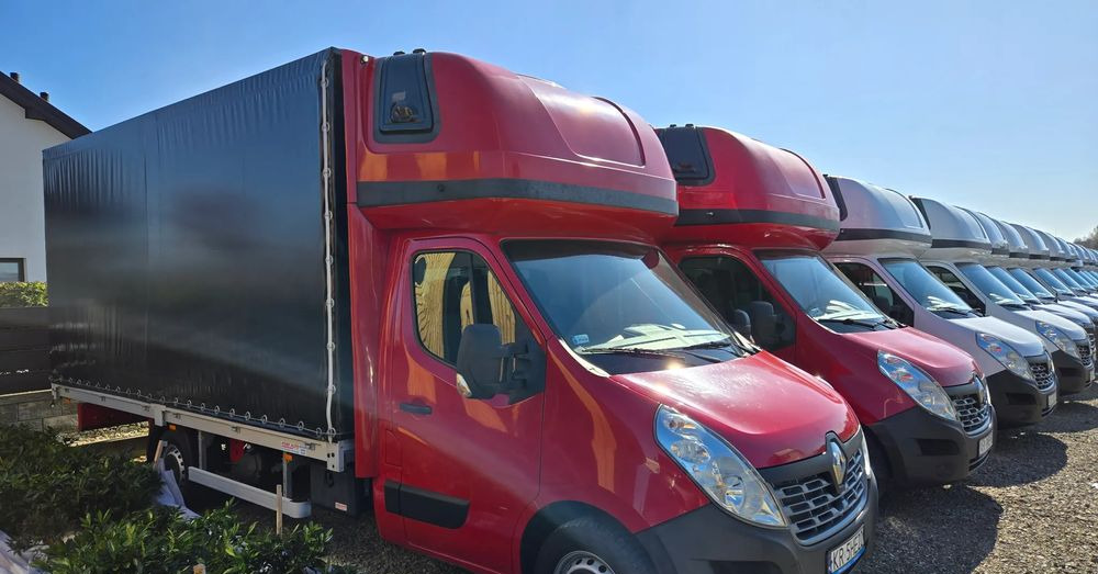 Renault Master 2x 10 pal 2019r dci170 - Furgão de toldo: foto 1 Renault Master 2x 10 pal 2019r dci170 - Furgão de toldo: foto 1