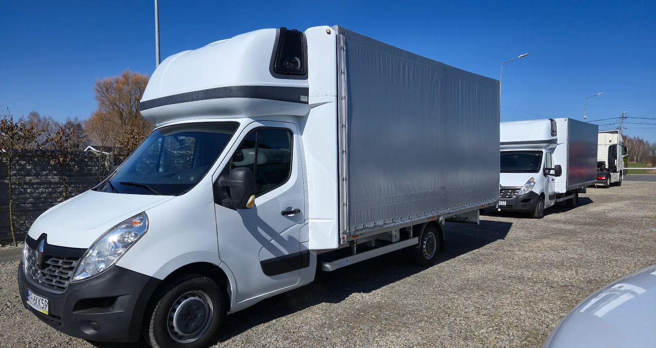 Renault Master 2x +zabudowa 12 palet-reg wysokości Spanie XXL - Furgão de toldo: foto 1 Renault Master 2x +zabudowa 12 palet-reg wysokości Spanie XXL - Furgão de toldo: foto 1
