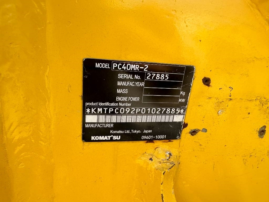 Komatsu 40MR - Escavadora de rastos: foto 3 Komatsu 40MR - Escavadora de rastos: foto 3
