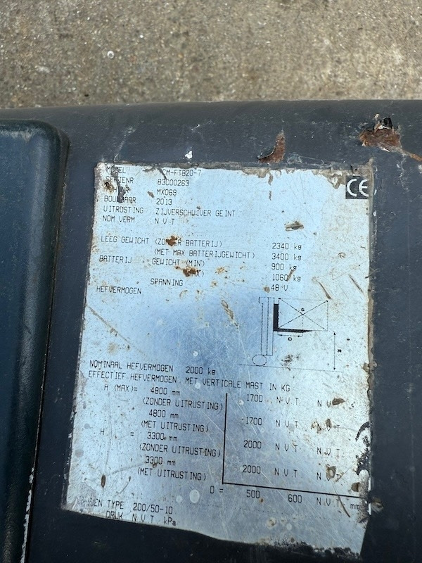 TCM FTB 20-7 - Empilhadeira elétrica: foto 5 TCM FTB 20-7 - Empilhadeira elétrica: foto 5