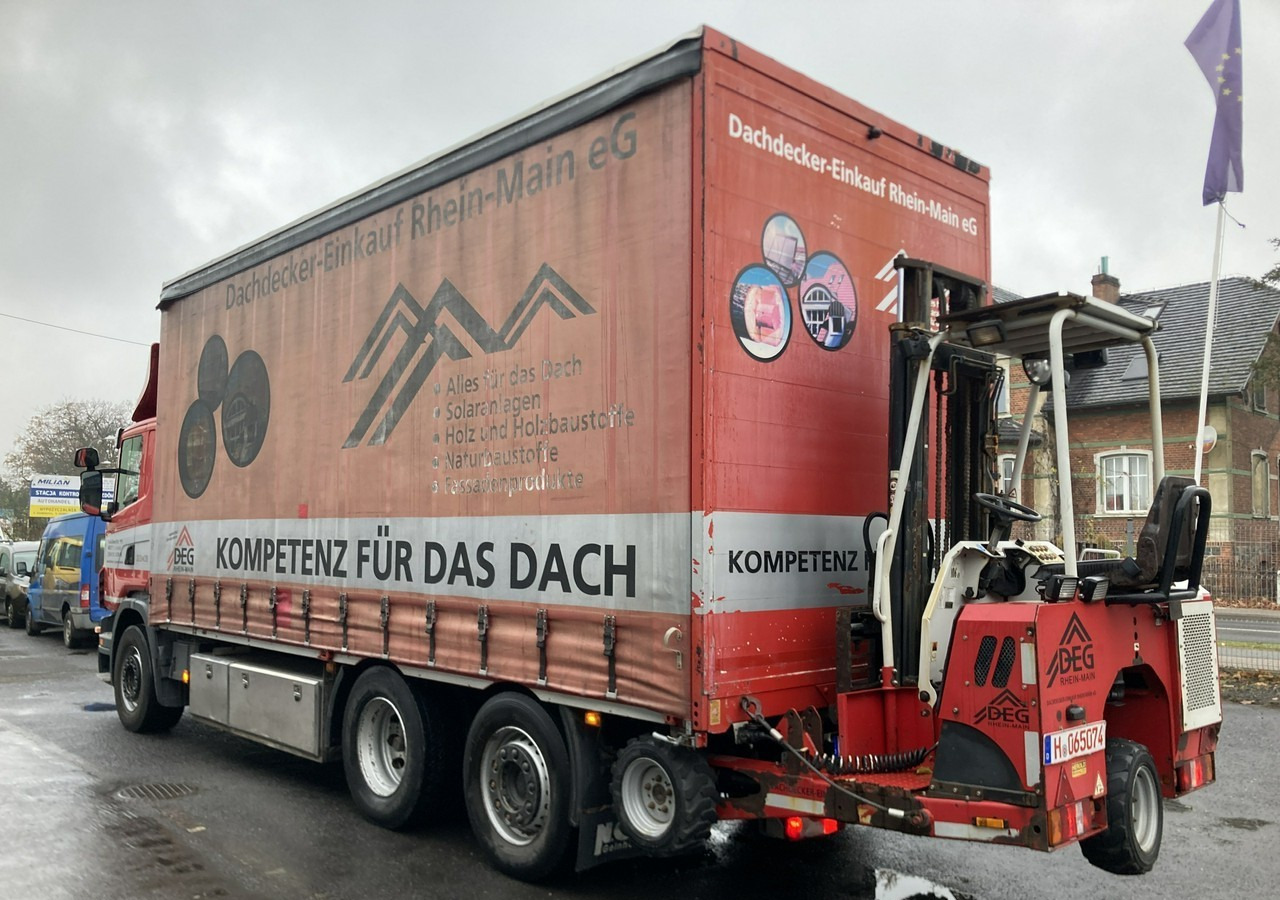 Inna Inny Scania G320 Wózek PALFINGER Firanka Plandeka plandeka Moffett - Caminhão com lona: foto 5 Inna Inny Scania G320 Wózek PALFINGER Firanka Plandeka plandeka Moffett - Caminhão com lona: foto 5