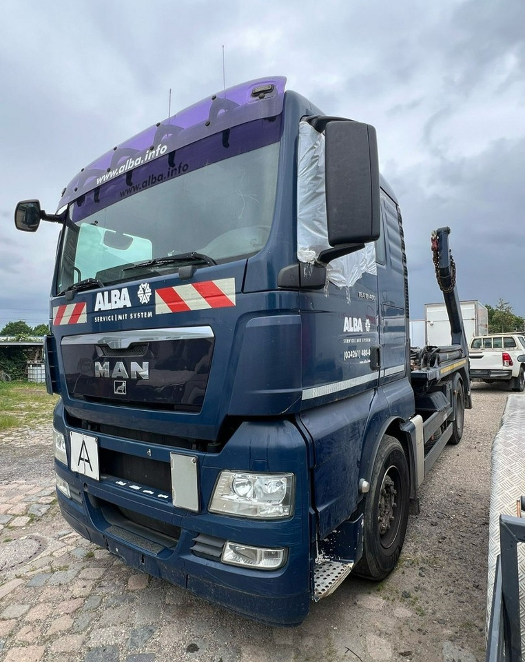MAN Inny MAN Man TGX 18.400 Bramowiec hakowiec Meiler Model 2012 - Caminhão multibenne: foto 1 MAN Inny MAN Man TGX 18.400 Bramowiec hakowiec Meiler Model 2012 - Caminhão multibenne: foto 1