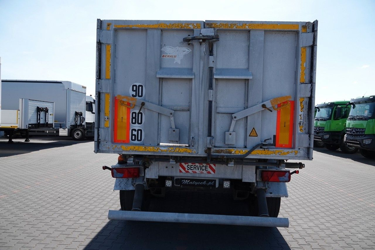 Semireboque basculante Benalu WYWROTKA / 28 m3 / ALUMINIOWA / OŚ PODNOSZONA /: foto 9