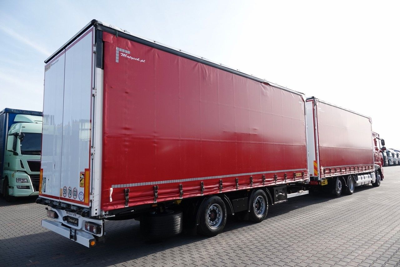 DAF XF 480 / ZESTAW TANDEM / 120 M3 / PRZEJAZDOWY / - Caminhão com lona: foto 4 DAF XF 480 / ZESTAW TANDEM / 120 M3 / PRZEJAZDOWY / - Caminhão com lona: foto 4